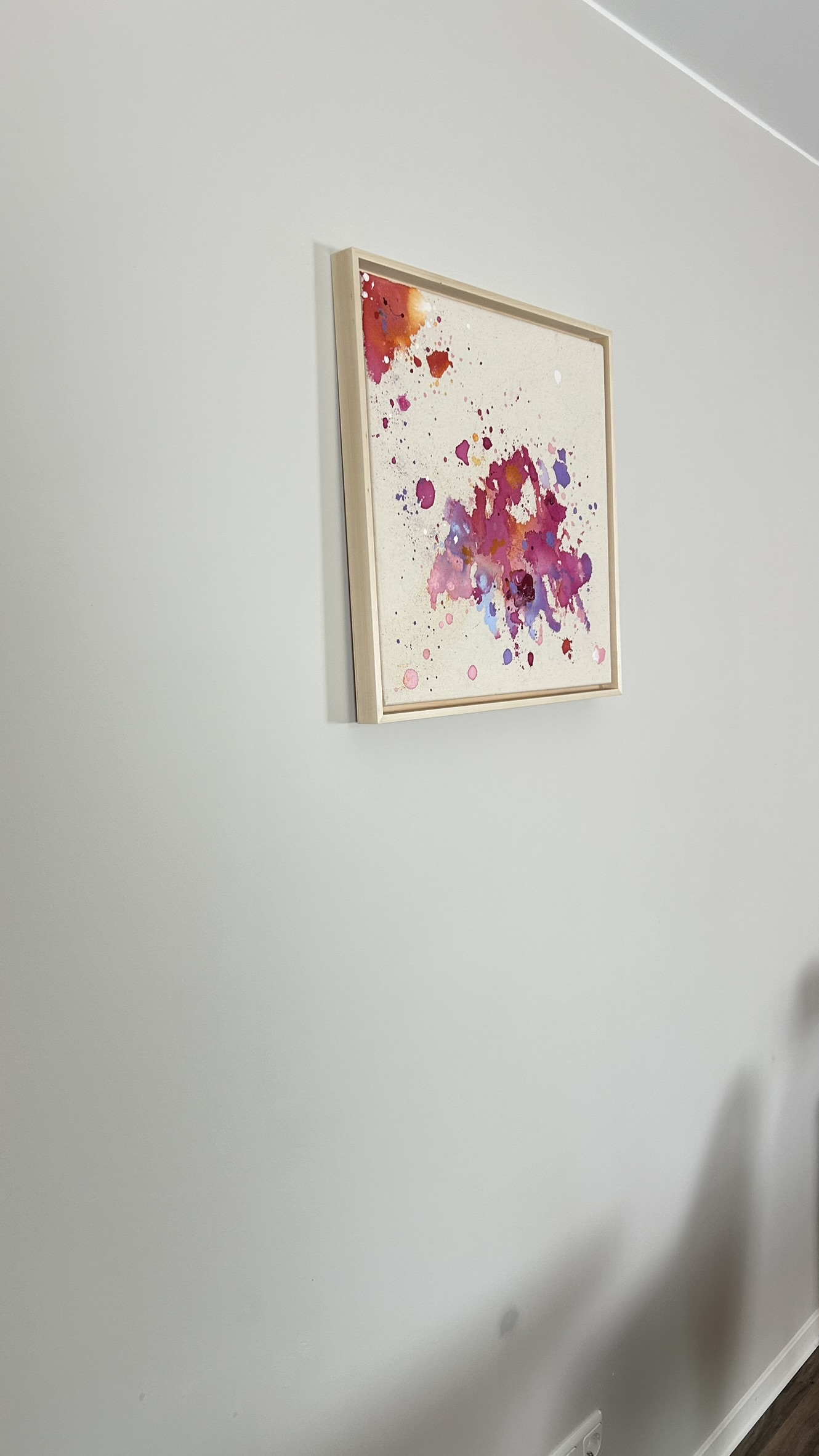 Träume, 2025, Acryl und Gold auf roher Baumwollleinwand, Ansicht 5